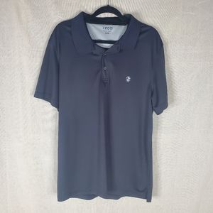 ♤ Izod Gray Polo Golf Shirt Size XL
